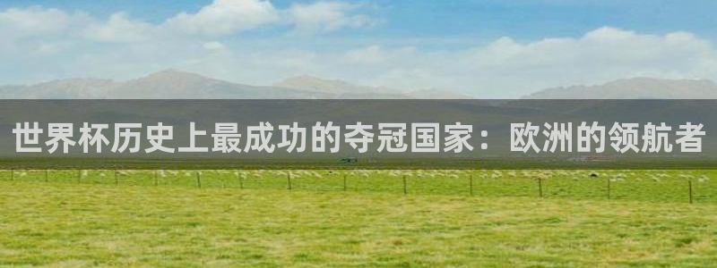 2026男足世界杯：世界杯历史上最成功的夺冠国家：欧洲的领航者