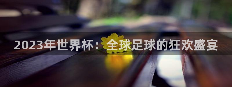 世界杯亚洲预选赛18强赛程：2023年世界杯：全球足球的狂欢盛宴